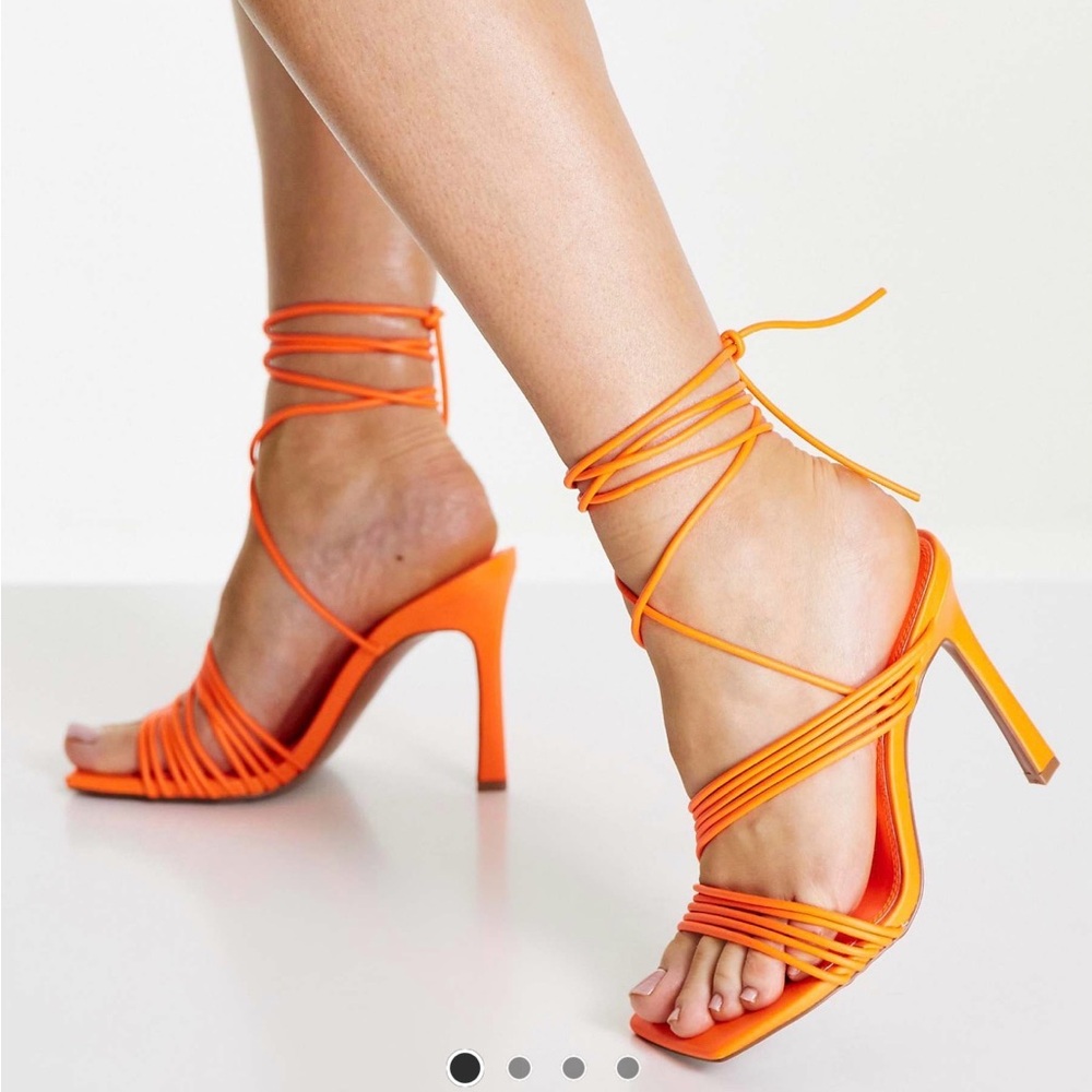 Strappy Orange Sandals